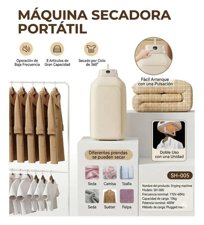 DryNest™   Secadora Ropa Portátil