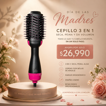 Styli Rush™Cepillo Alisador 3 en 1