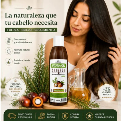 Shampoo Batana Crecimiento Cabello
