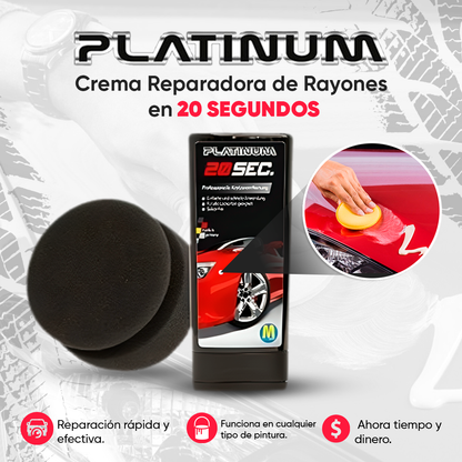 Crema Reparadora De Arañazos Auto 20 sec