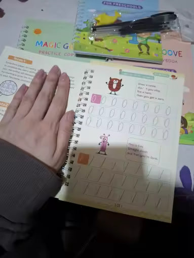 HappyHands™ cuadernos mágicos de caligrafía reutilizables