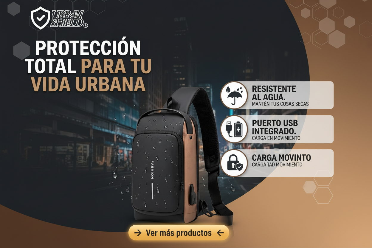UrbanShield® | Mochila antirrobo