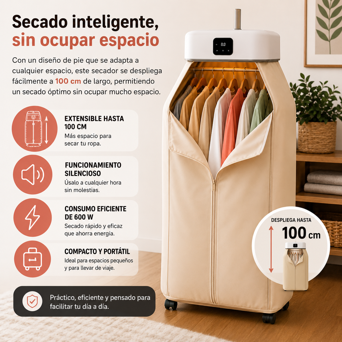 DryNest™   Secadora Ropa Portátil