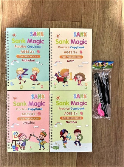 HappyHands™ cuadernos mágicos de caligrafía reutilizables